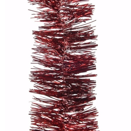 Christmas dark red foil garland Ambiance Christmas 270 cm