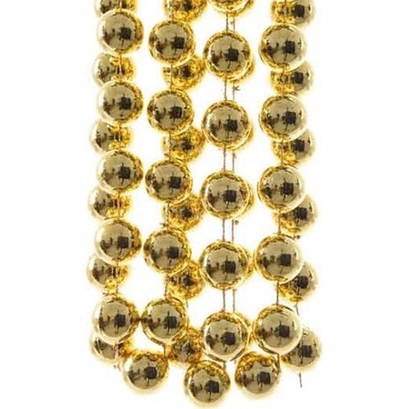 Christmas gold XXL bead garland Ambiance Christmas 270 cm