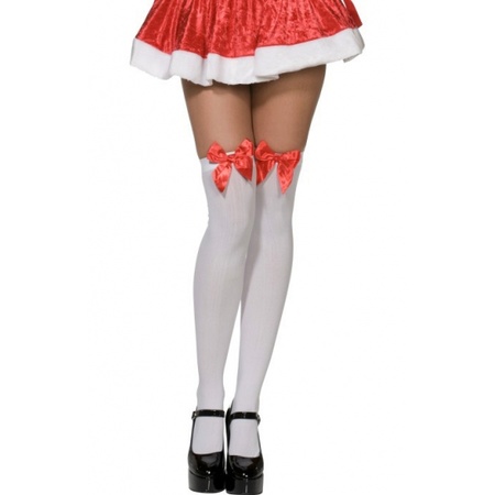 Christmas stockings red bow for ladies