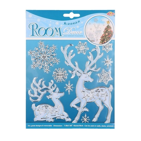 Christmas window  decoration stickers reindeer