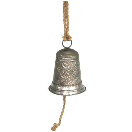 Christmas bell 12 x 17 cm iron
