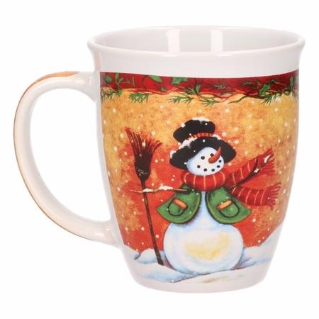 Christmas mug snowman 11 cm