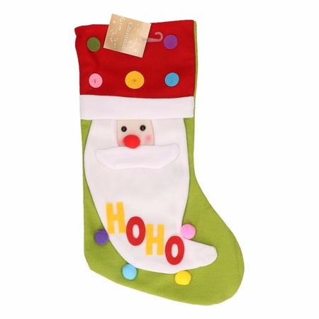 Christmas stocking Santa 50 cm