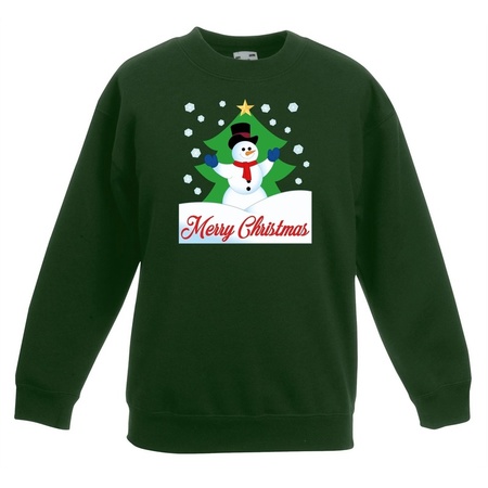 Christmas sweater snowman for kids