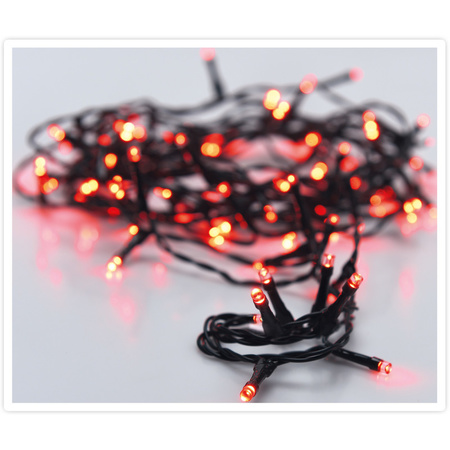 Christmas/party lights with 120 red led lights 900 cm outdoor and indoor use 
