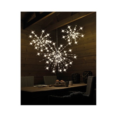 Christmas lights LED star warm white indoor/outdoor 45 cm