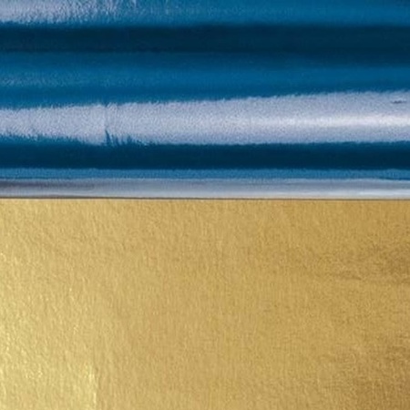 Foli paper blue/gold 50 x 80 cm