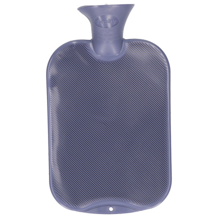 Hot water bottle purple 2L