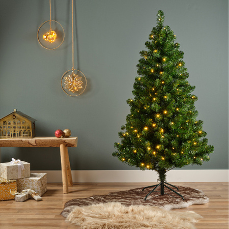 Kunst kerstboom Imperial Pine met verlichting 150 cm 
