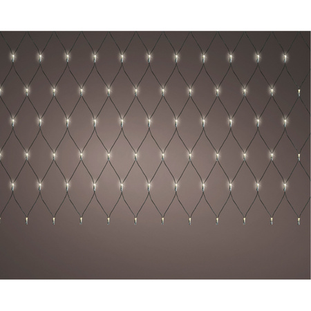 Lumineo - LED netverlichting - warm wit - 100 x 260 cm - lichtnet