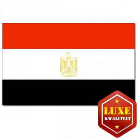 Luxe kwaliteit Egyptische vlag