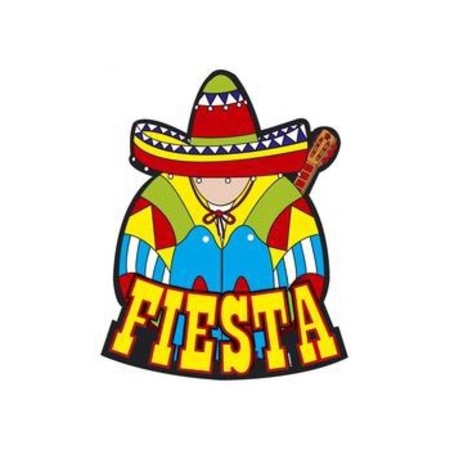 Fiesta decoratie bord Mexicaans feestje
