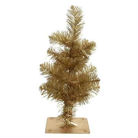 Gold artificial tree 35 cm with foot