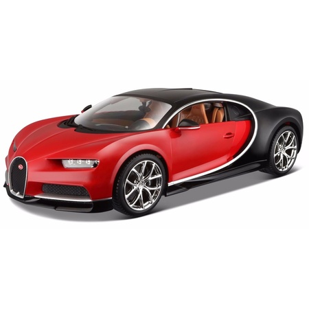 Model car Bugatti Chiron 1:18 red