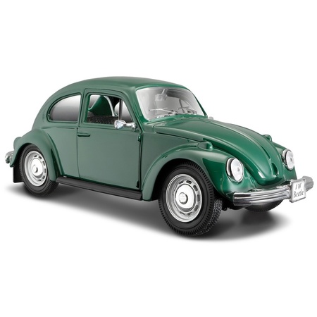 Modelauto Volkswagen Kever groen 1:24