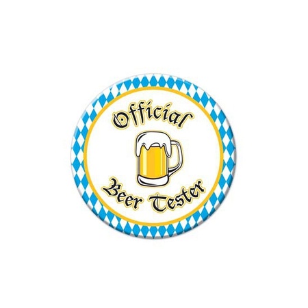 Buttons Official beer tester 8,5 cm