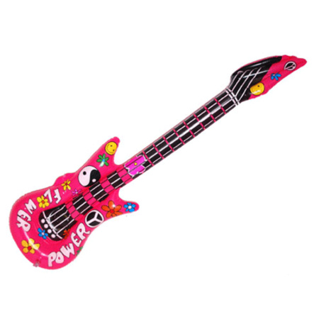 Inflatable Flower Power Guitar