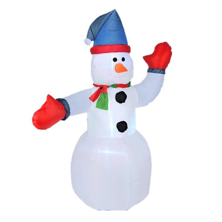 Inflatable snowmans with lights 180 cm