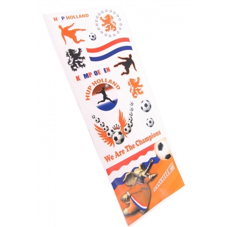 Dutch supporters window stickers