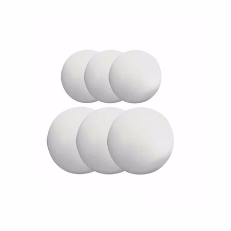 Styrofoam ball package 6 pieces small