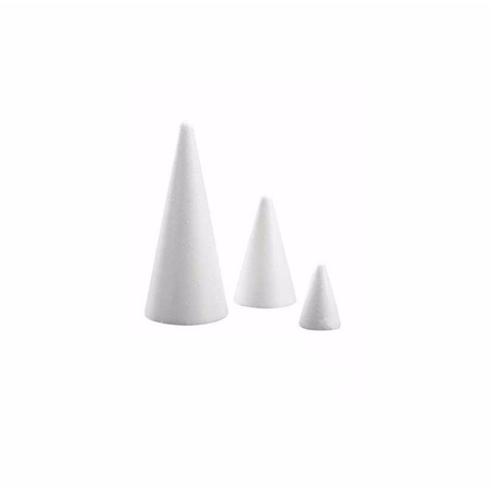 Styrofoam cone 6 pieces