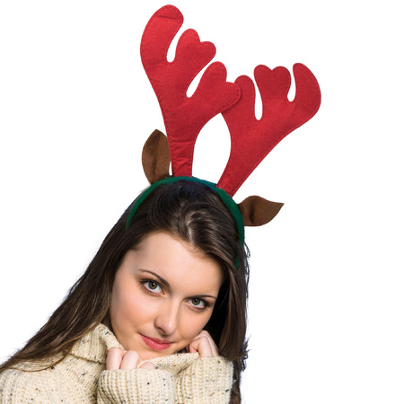 Reindeer headband with ears