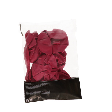 Versierings ballonnen roze, 100 st