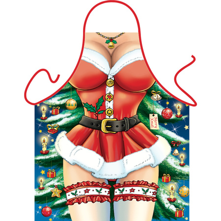 Sexy apron Christmas miss
