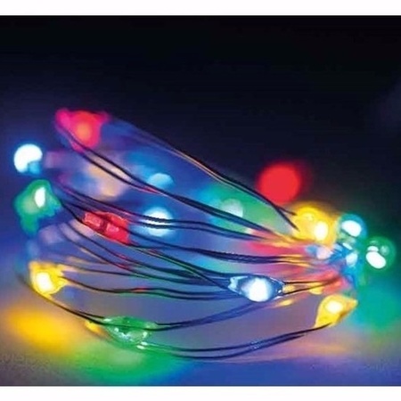 Micro LED string colored 20 bulbs