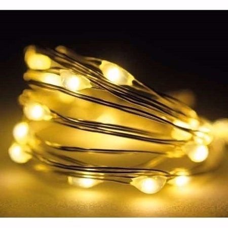 Micro LED string warm white 40 bulbs