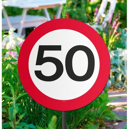 Yard signs 50 years party articles 44 cm