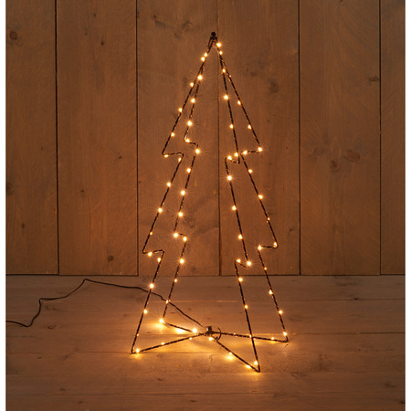 Christmas light tree 72 cm 60 white LED lights indoor/outdoor