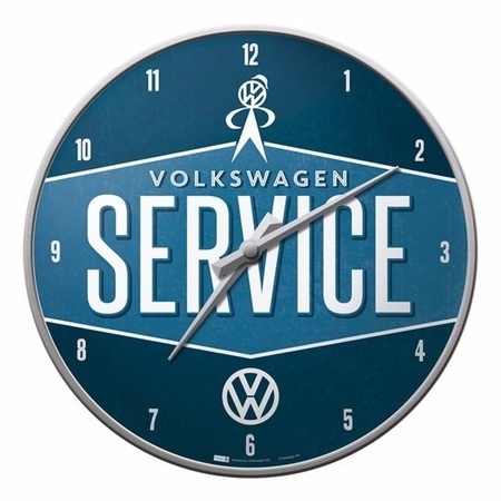 Wandklok Volkswagen service 31 cm