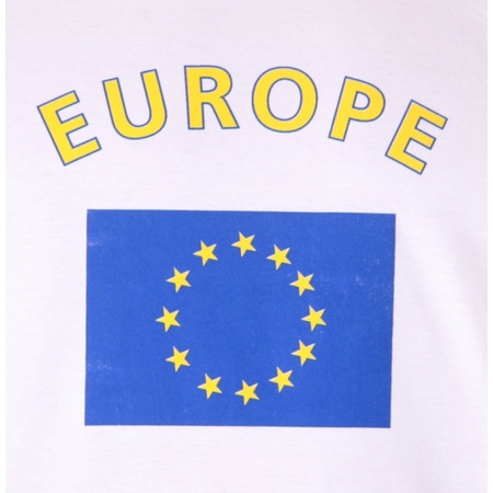 Shirts met vlag van Europa