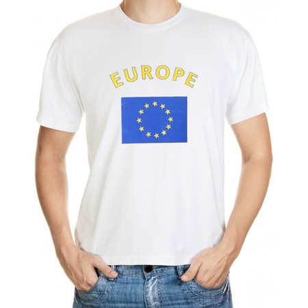 Shirts met vlag van Europa