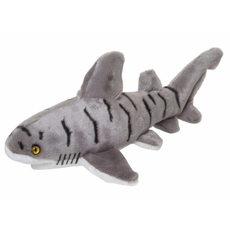 Sand tiger shark cuddly toy 30 cm