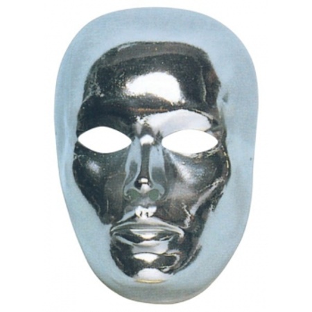 Silver face carnaval mask